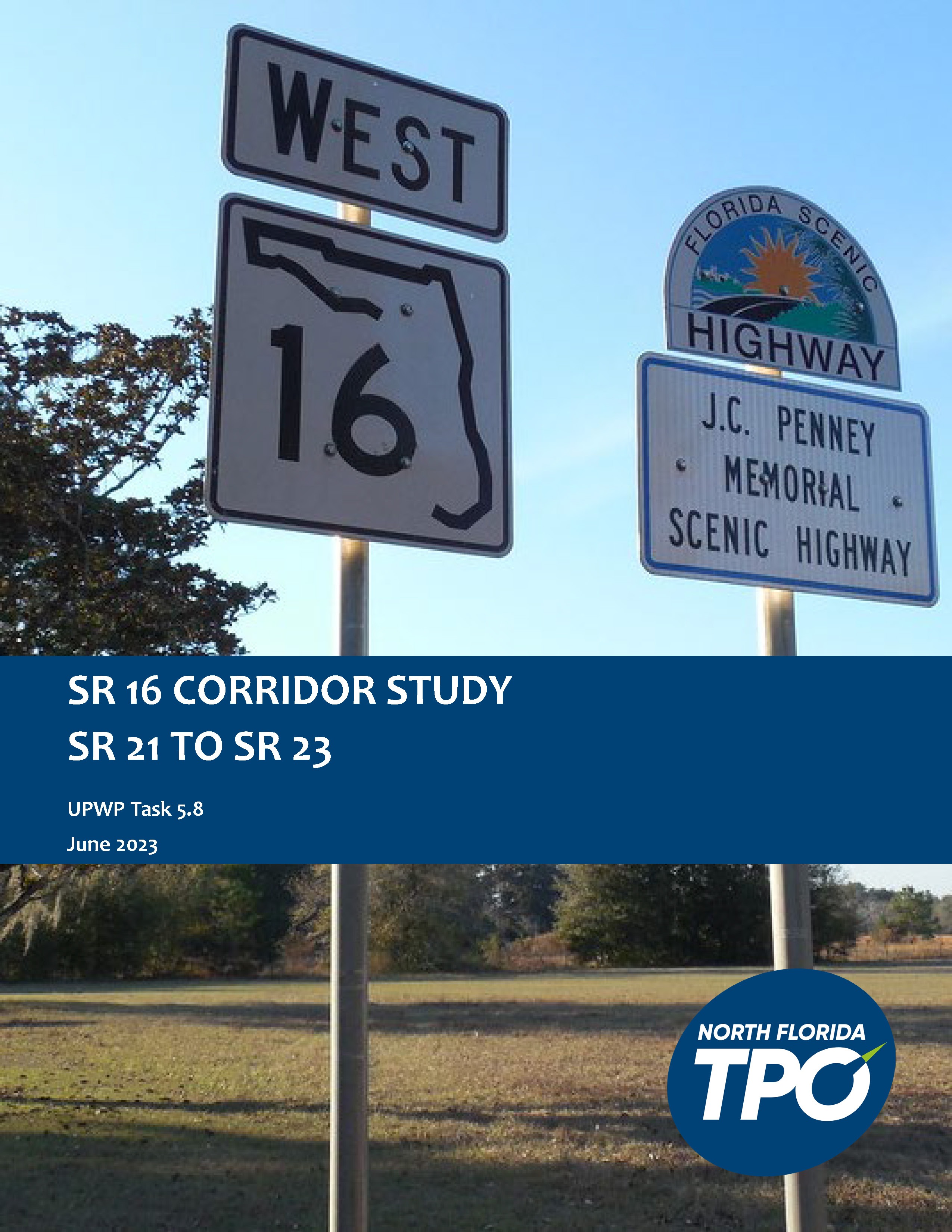 SR 16 Corridor Study cover