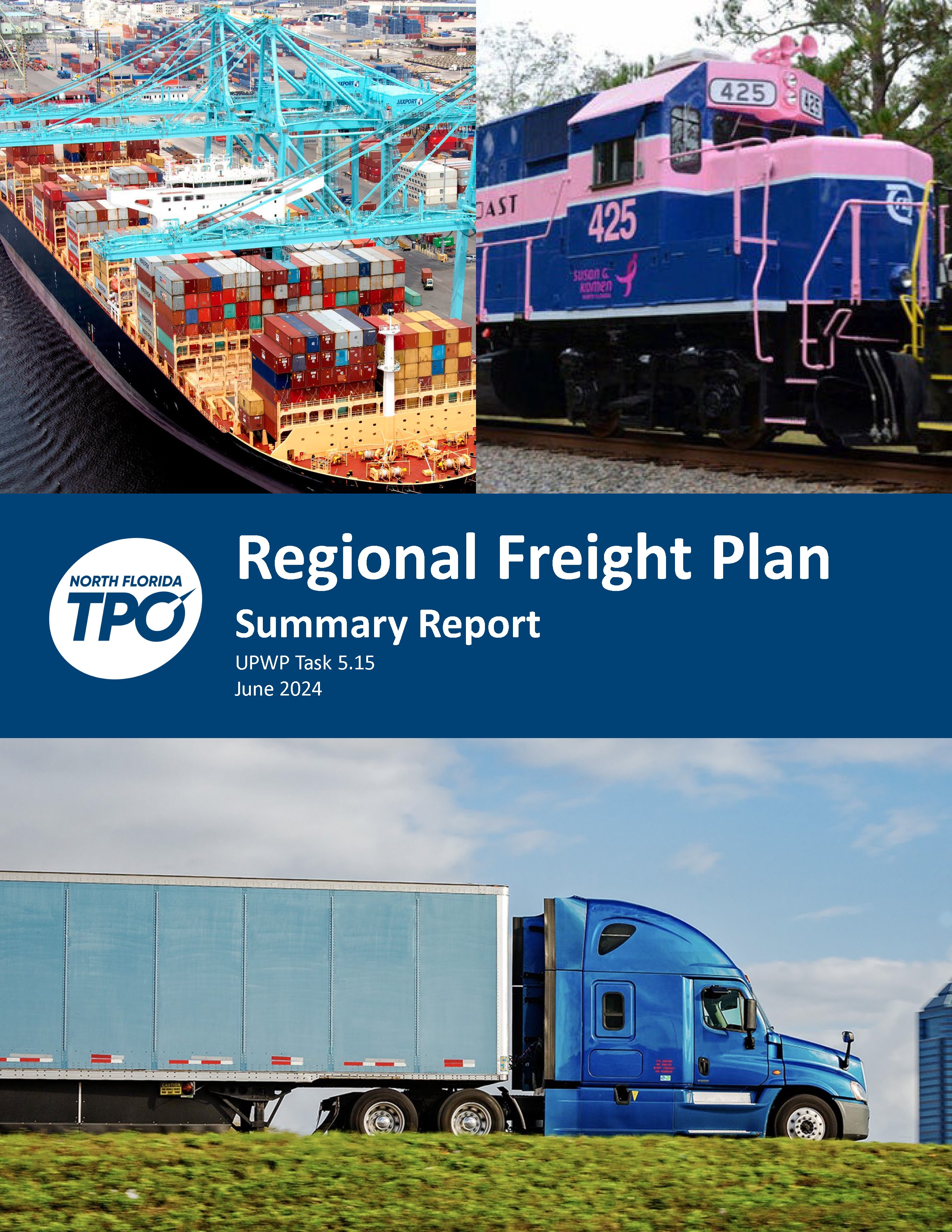 North Florida TPO Regional Freight Plan FINAL cover