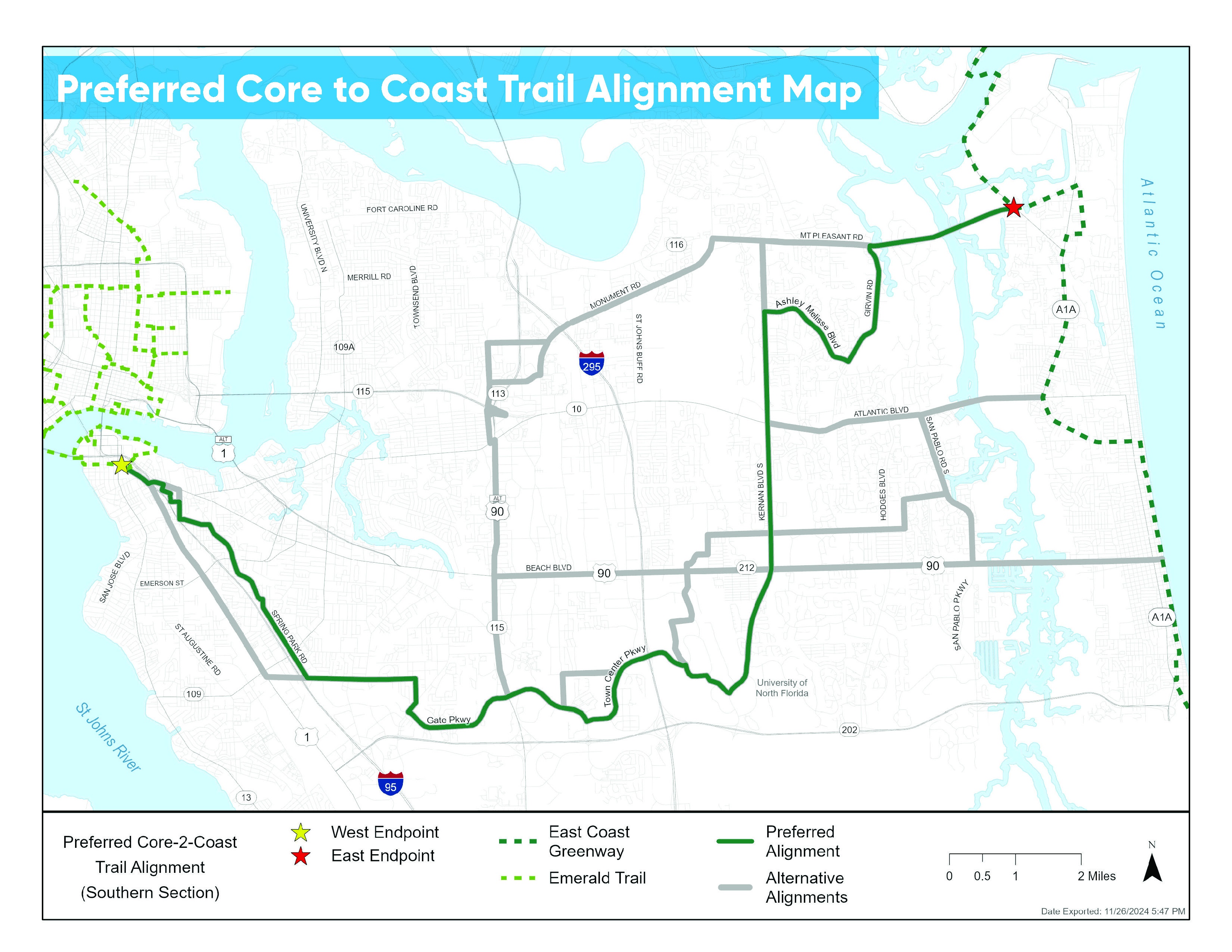 Core to Coast Map